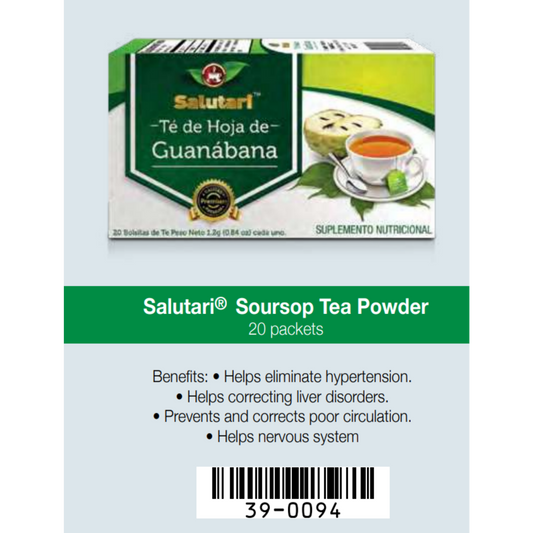 Salutari Guanábana Tea Bags