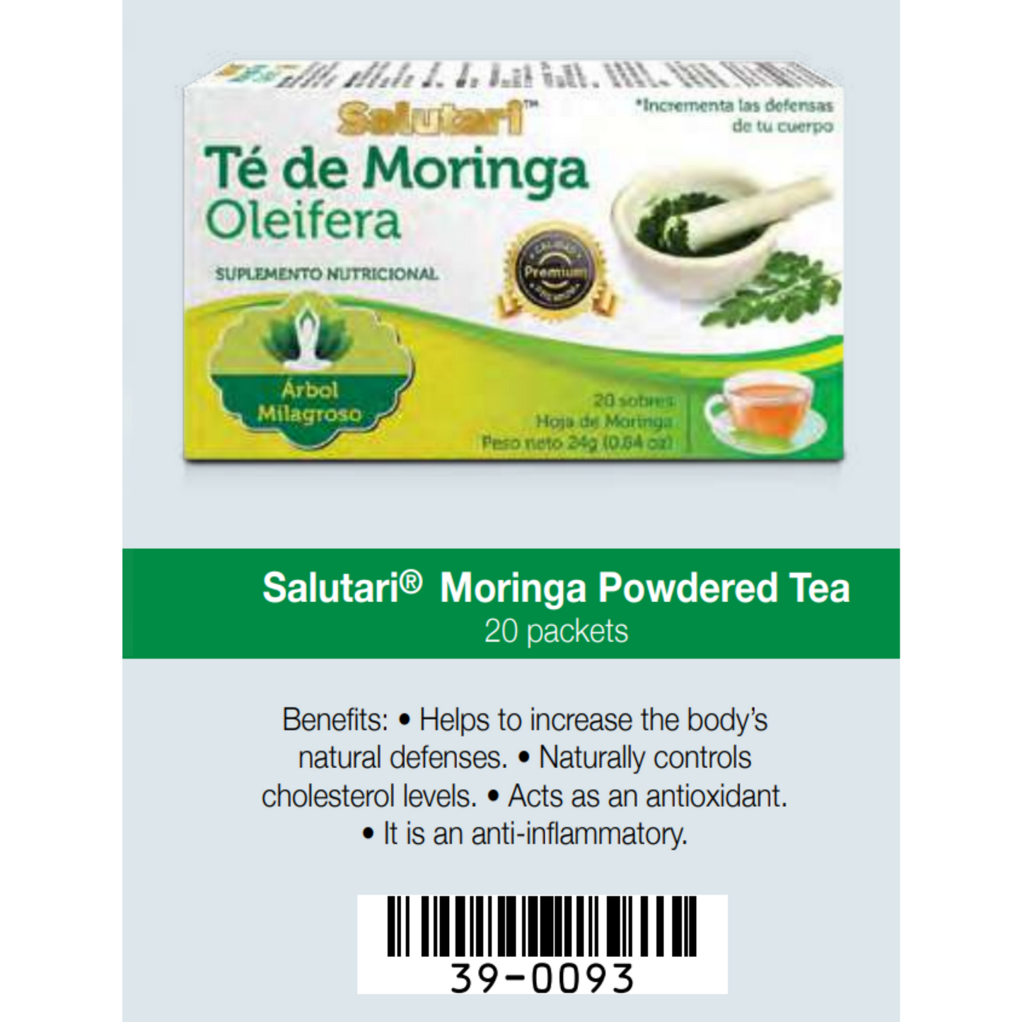 Salutari Moringa Tea Bags