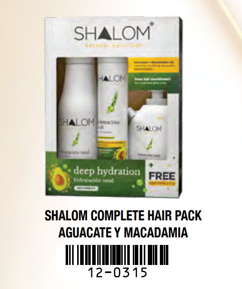 Shalom Paquete de Cabello Completo